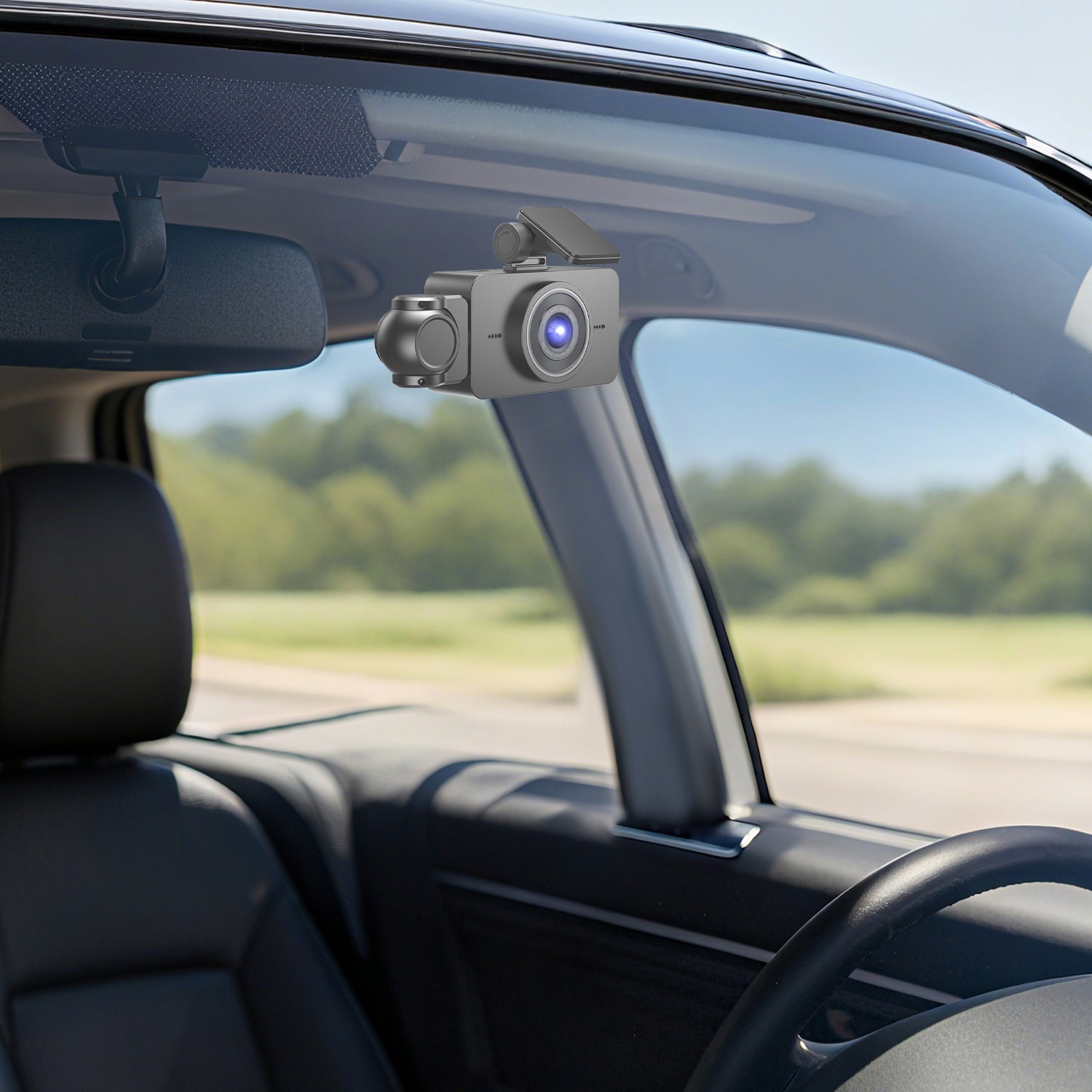 3-Kanal-Dashcam mit 1080p und Nachtsicht