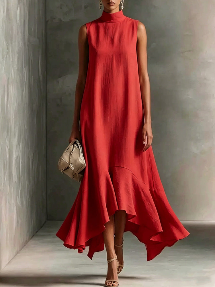 Elegantes ärmelloses Plissee-Kleid für Damen – Bild 6 | LuxeStyle