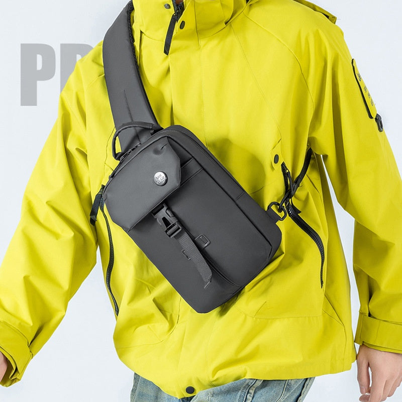 Herren Umhängetasche – Lässiger Brustbeutel – Bild 6 | LuxeStyle