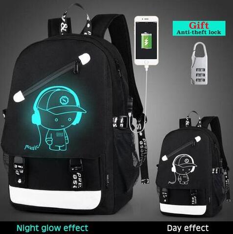 USB-Rucksack mit integrierter USB-Anschlüsse – Bild 8 | LuxeStyle