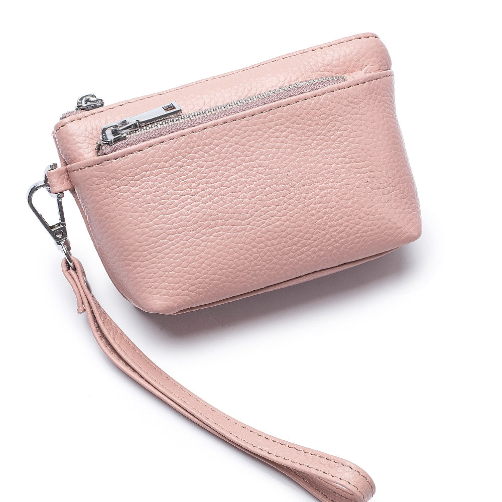 Kuhleder-Clutch mit Reissverschluss – Bild 8 | LuxeStyle