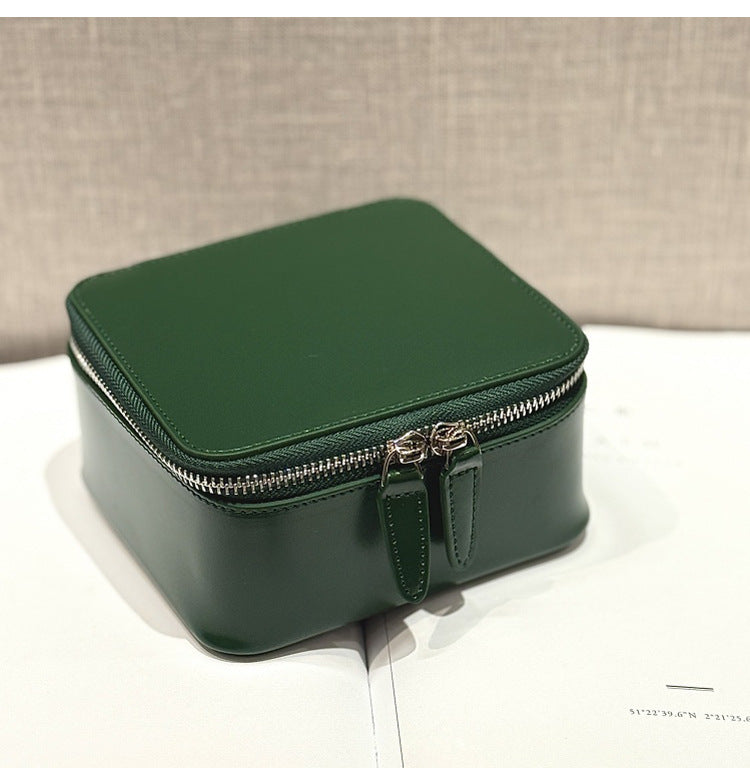 Echtleder Box für Ohrringe und Schmuck – Bild 2 | LuxeStyle