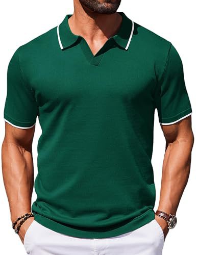 Herren Retro-Print Kurzarm-Shirt