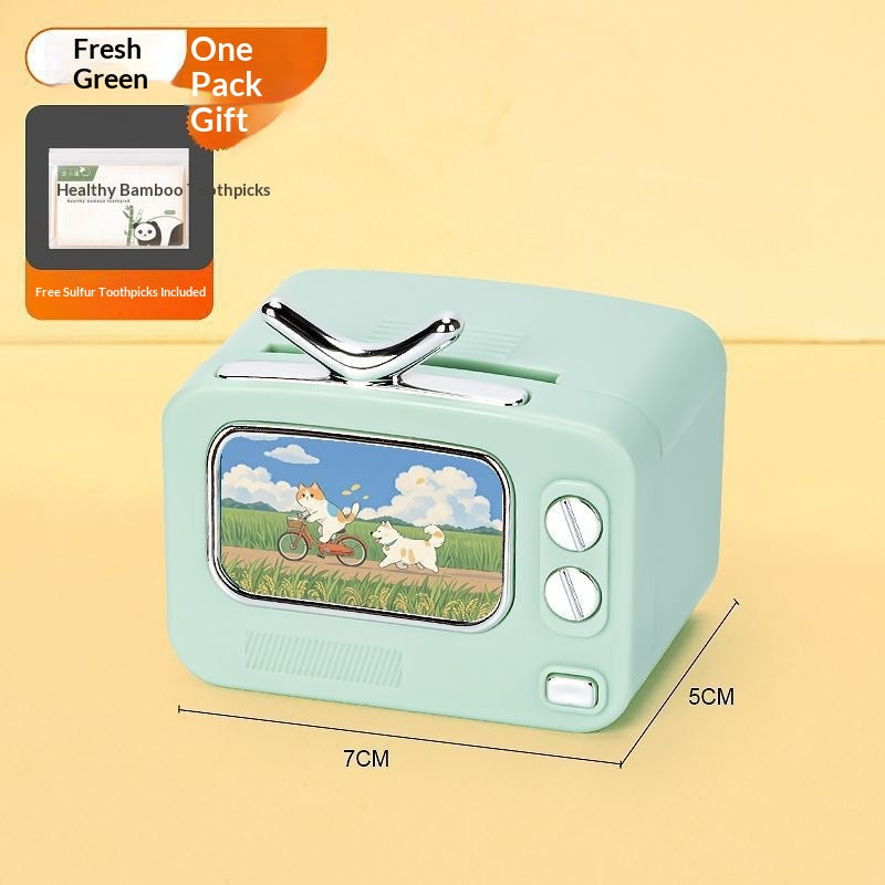 TV-Zahnstocher-Box im japanischen Stil