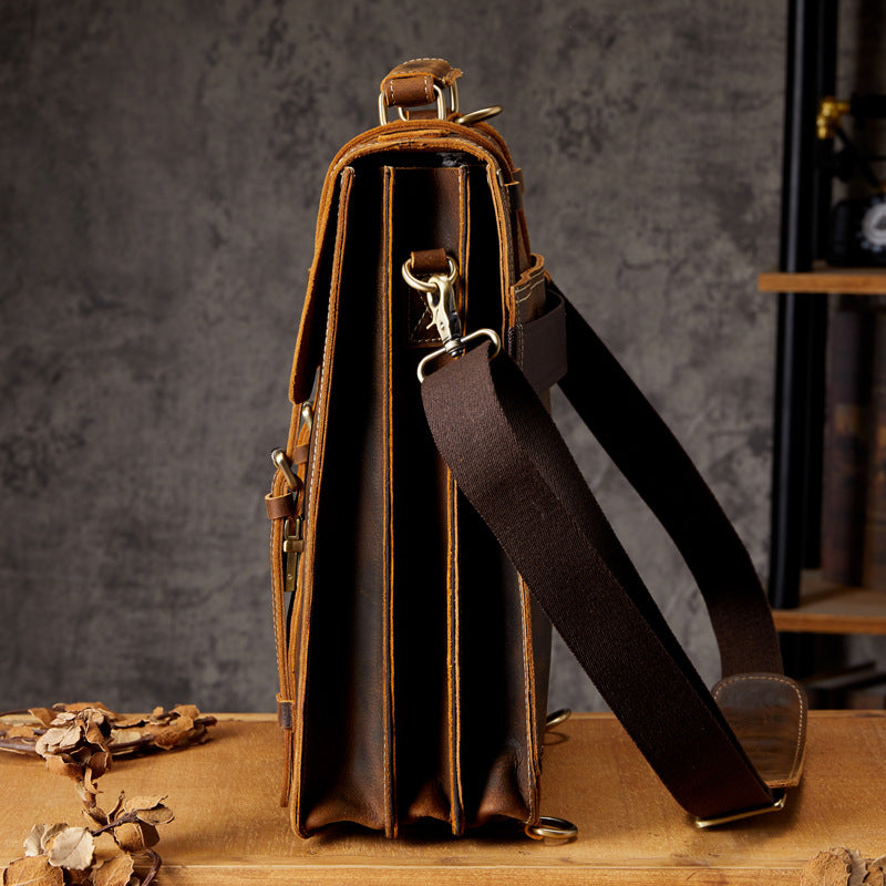 Rucksack aus echtem Rindsleder