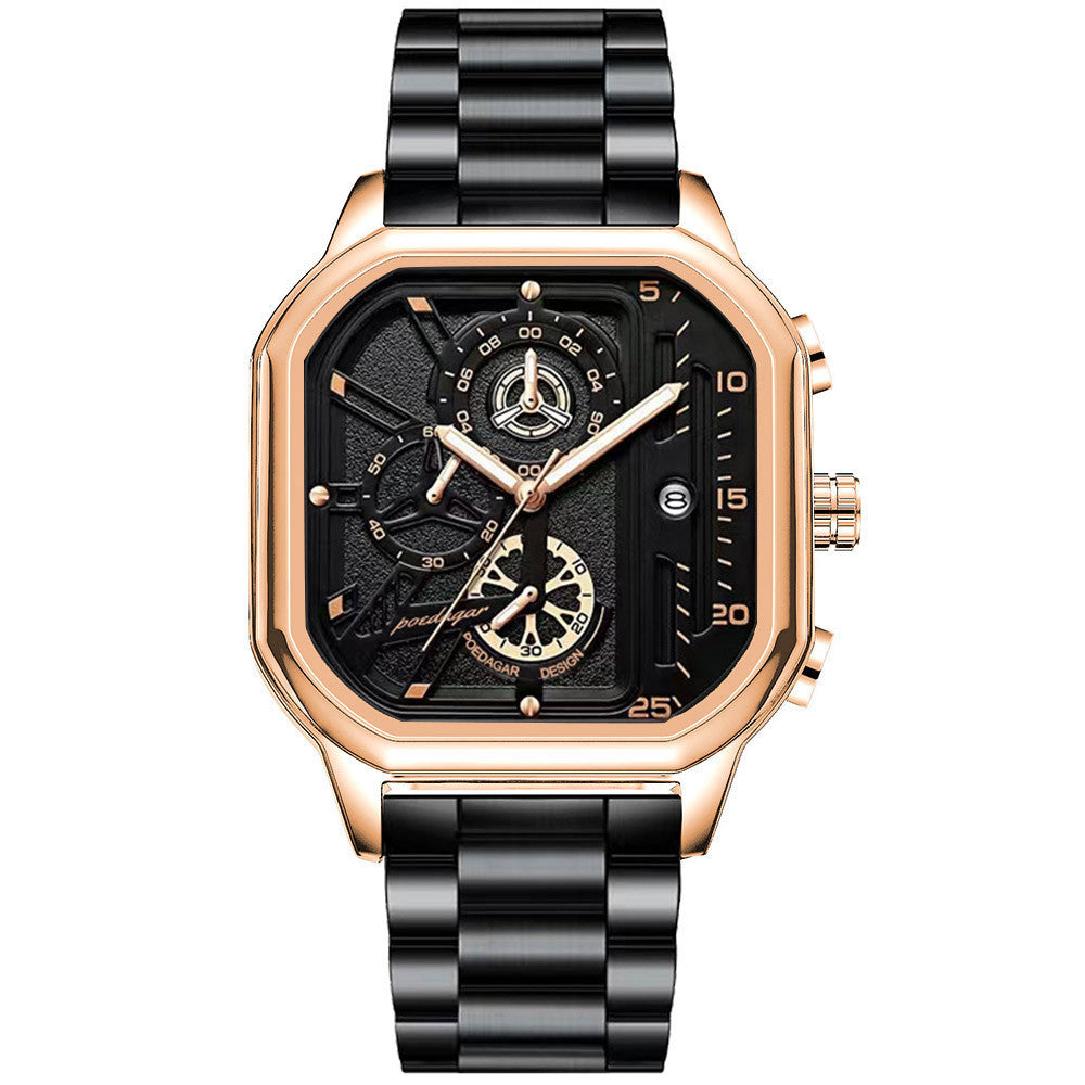 Gürtel Herrenuhr – Schlicht & Business-tauglich – Bild 7 | LuxeStyle