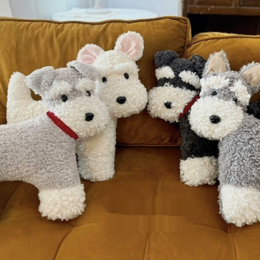Plüsch Schnauzer Schlüsselanhänger