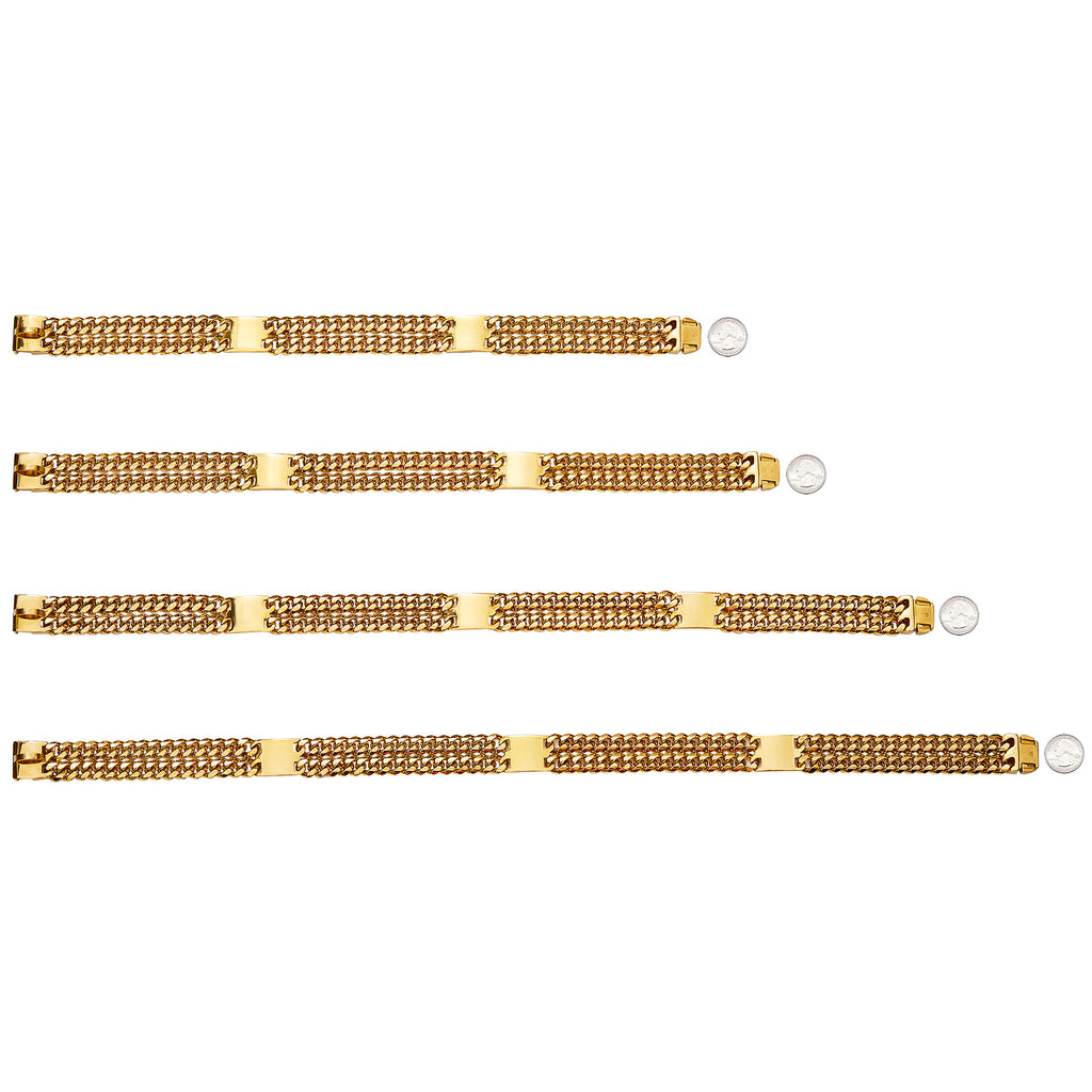 Doppelreihiges Gold-Hundehalsband – Bild 3 | LuxeStyle