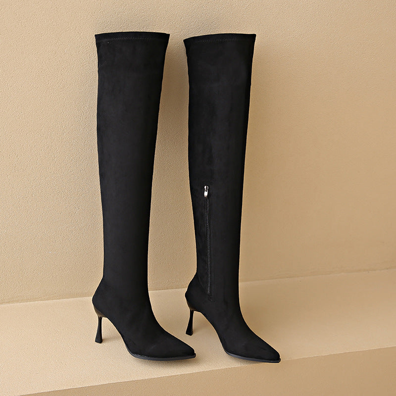 Overknee-Stiefel mit Stiletto-Absatz