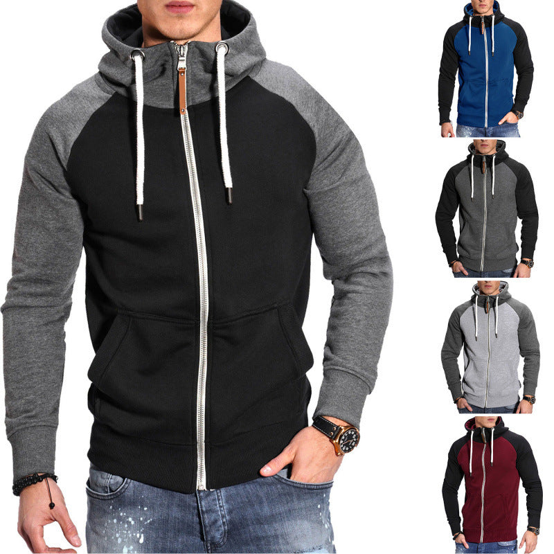 Colorblock Strickjacke für Herren