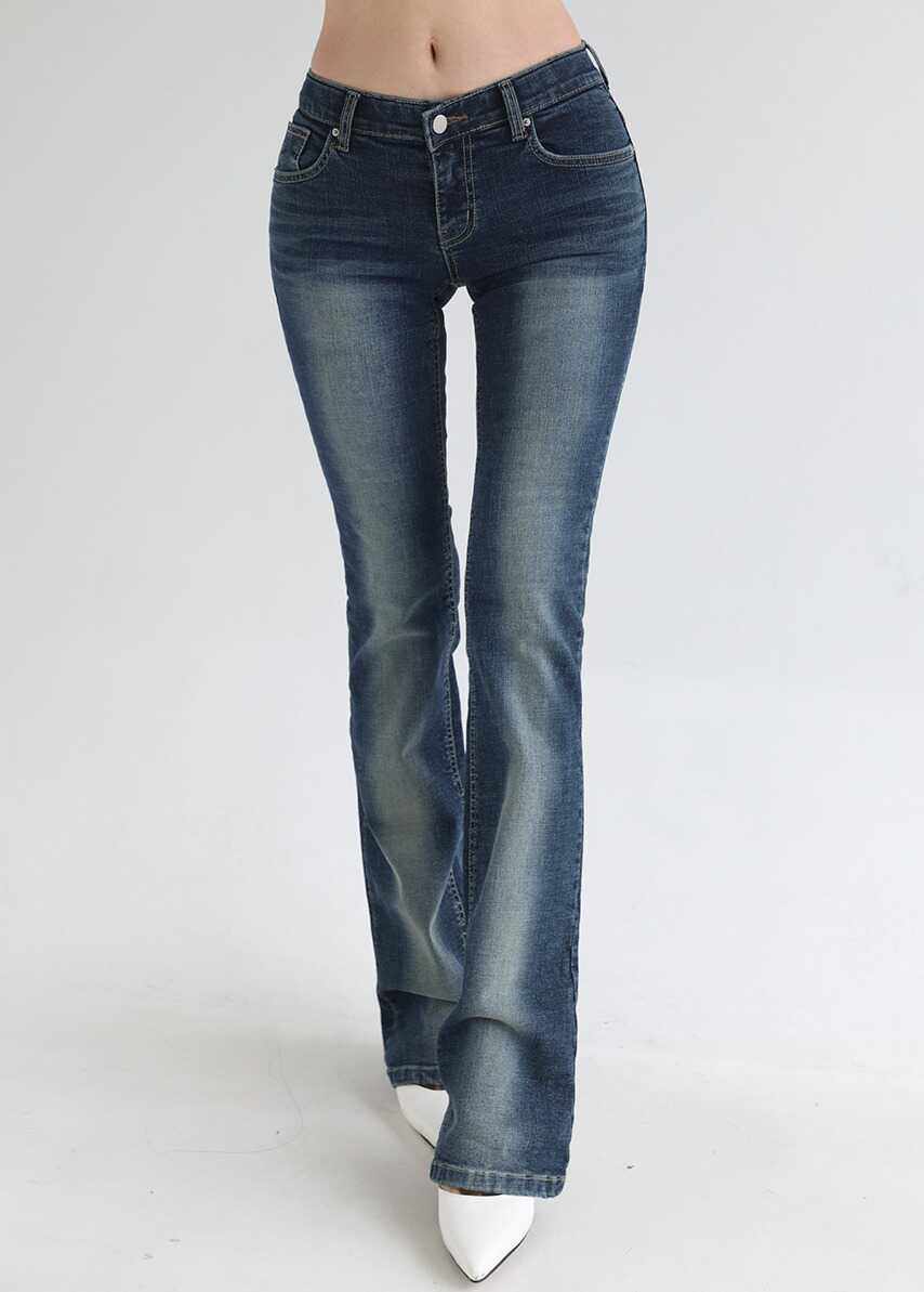 Slim Fit Jeans mit hohem Bund – Ansicht 6