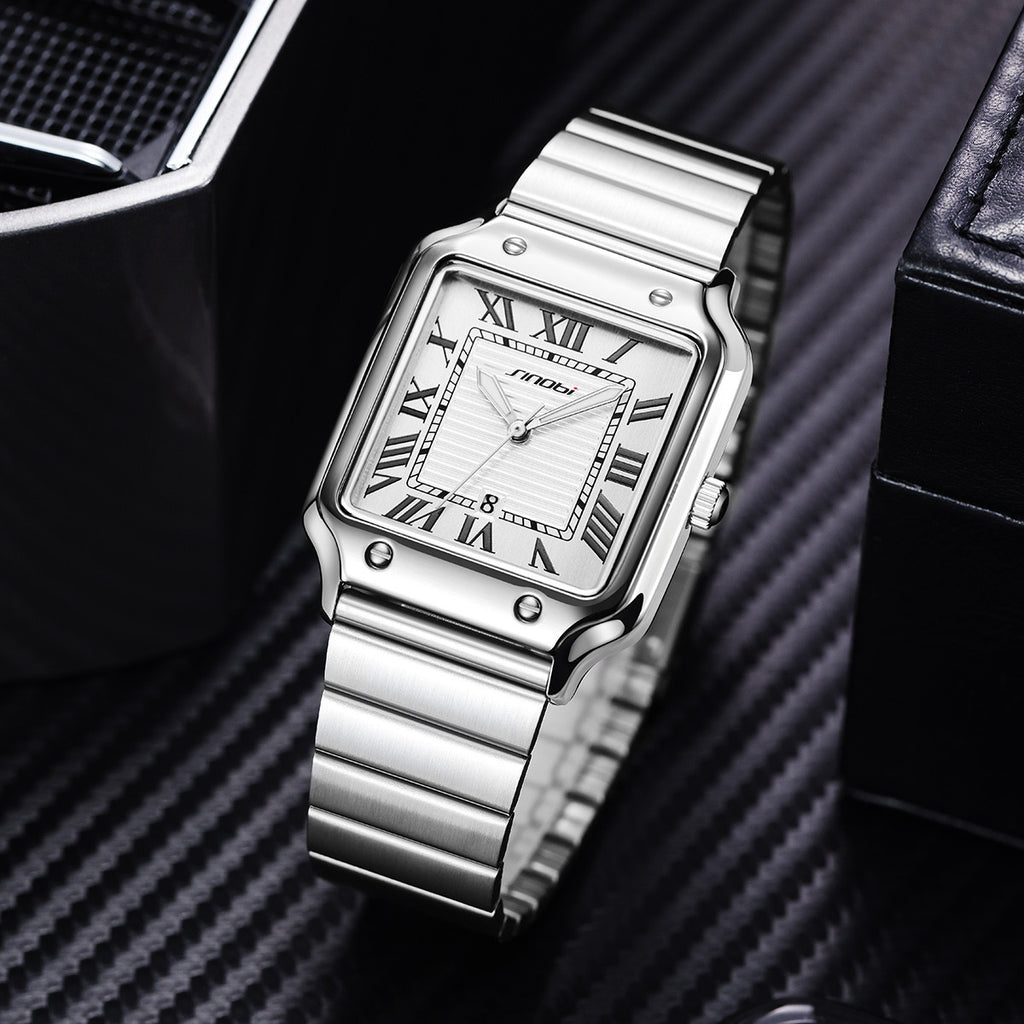 Klassische Herrenuhr mit Leuchtanzeige – Bild 6 | LuxeStyle