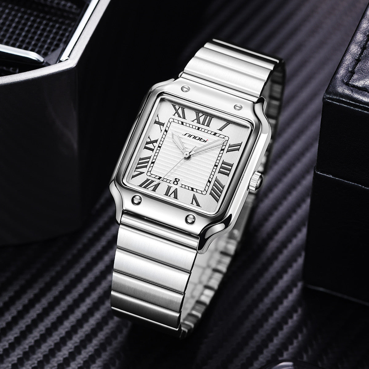 Klassische Herrenuhr mit Leuchtanzeige – Bild 6 | LuxeStyle