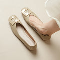 Bequeme Leder-Slipper mit niedrigem Absatz – Bild 1 | LuxeStyle