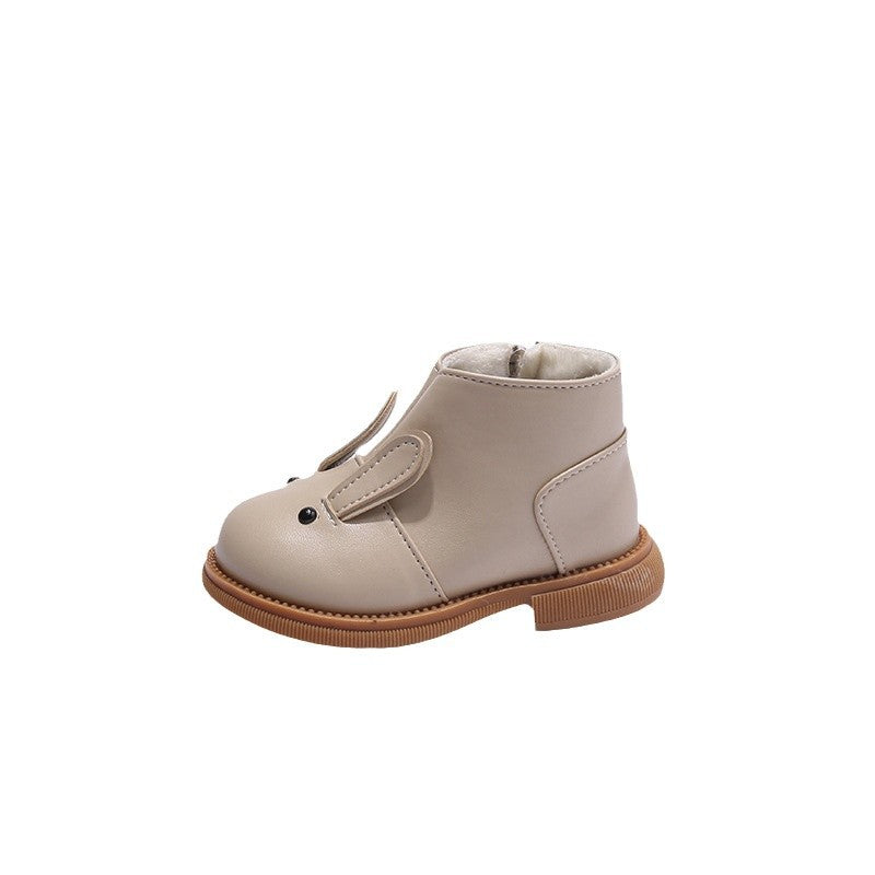 Weiche Herbst-Booties für Mädchen