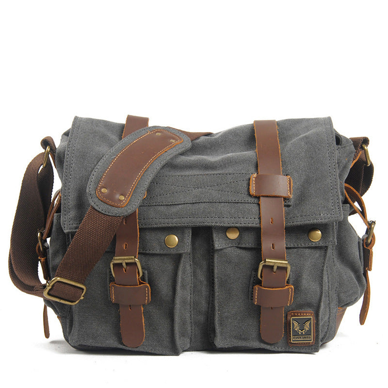 Umhängetasche aus Canvas für Herren | LuxeStyle