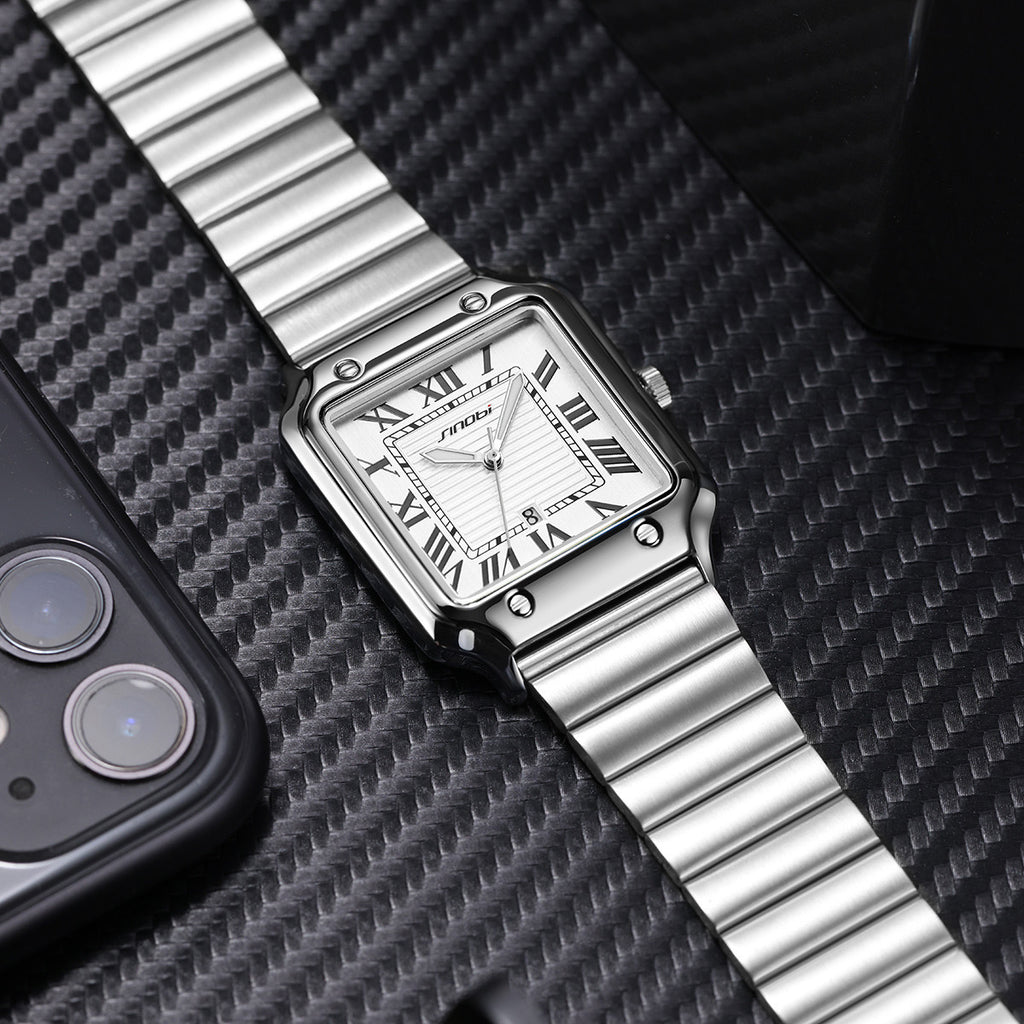 Klassische Herrenuhr mit Leuchtanzeige – Bild 7 | LuxeStyle