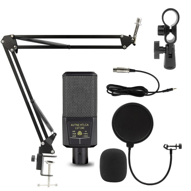 Kondensator-Mikrofon-Set mit Soundkarte