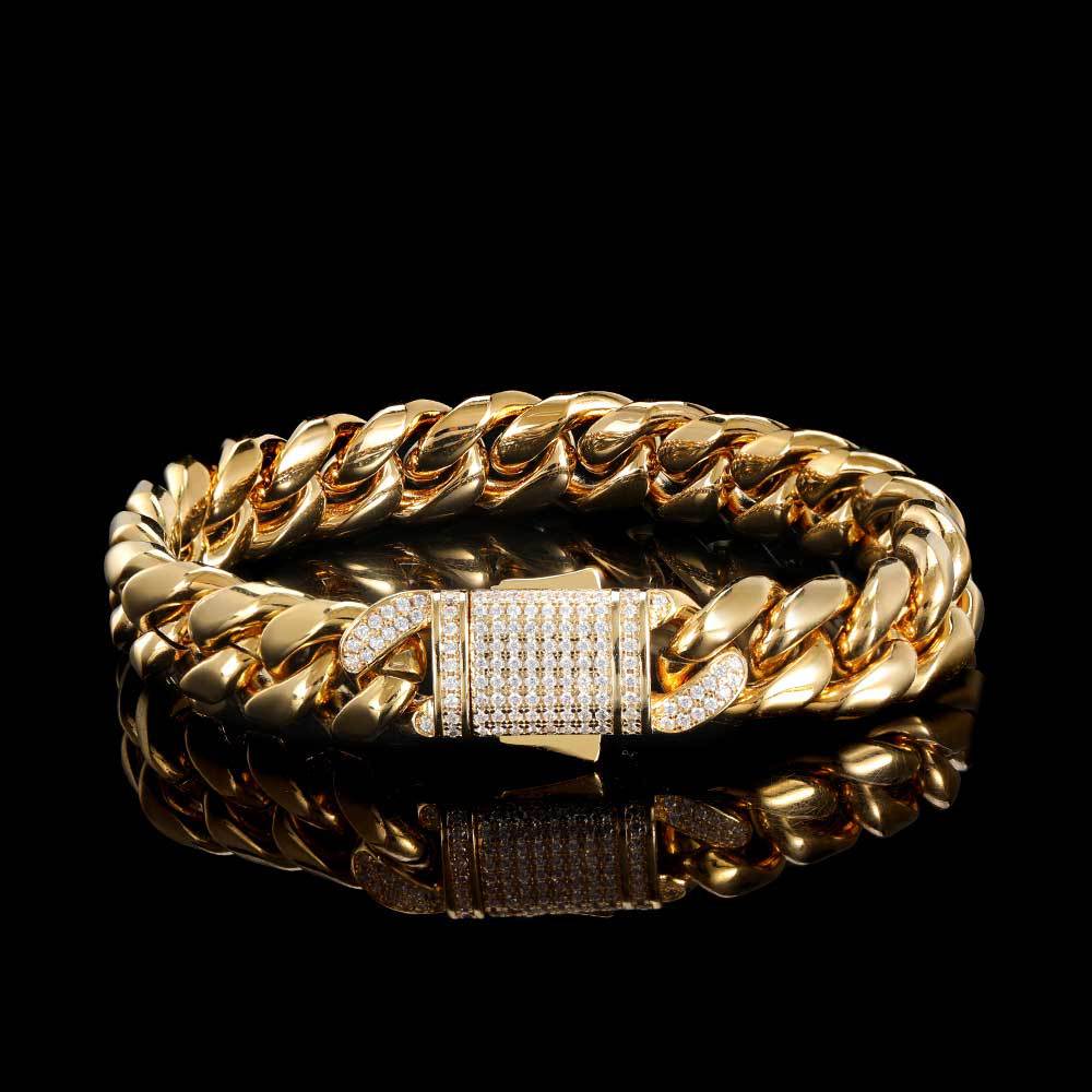 Hip-Hop Cuban Armband aus Edelstahl – Bild 4 | LuxeStyle