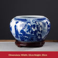 Keramik-Schatzbecken mit Handmalerei