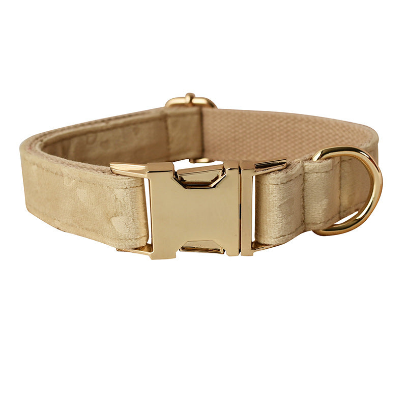 Nude Love Samt-Hundehalsband mit Fliege – Bild 6 | LuxeStyle