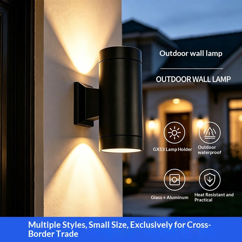 Doppelkopf-Wandlampe Aussenlicht IP54 – Bild 6 | LuxeStyle