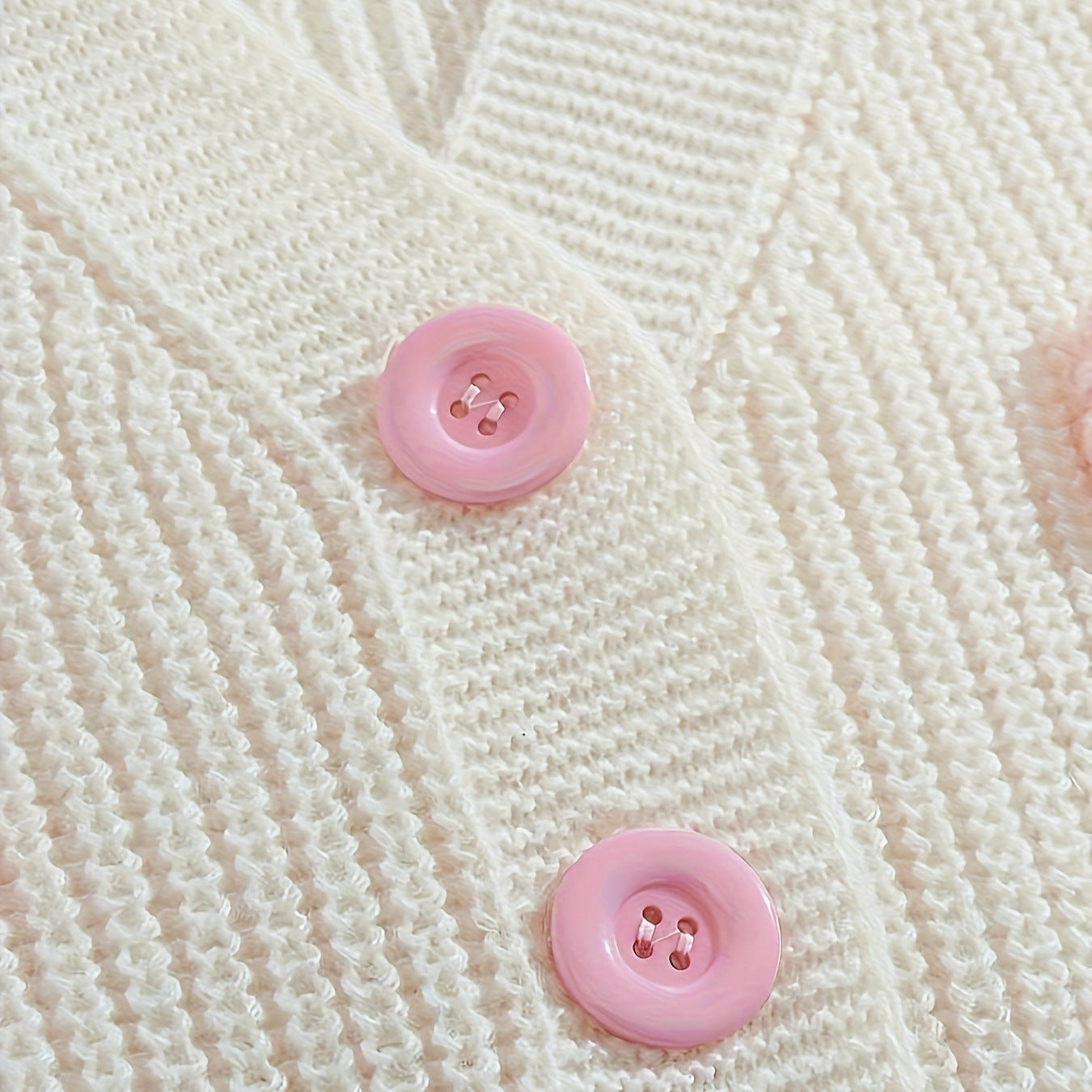Kurzer Cardigan mit 3D-Schleife