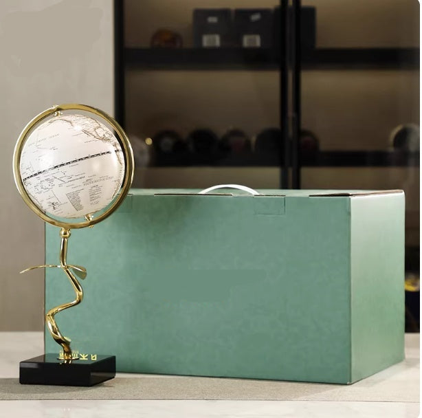 Kupferfarbene Globus-Dekoration – Bild 2 | LuxeStyle