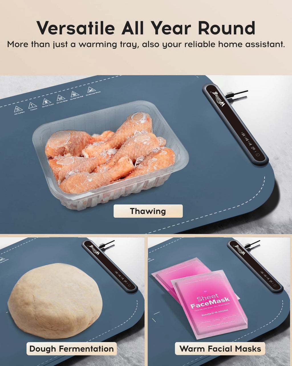 Warming Mat 250W, 3 Temperaturstufen