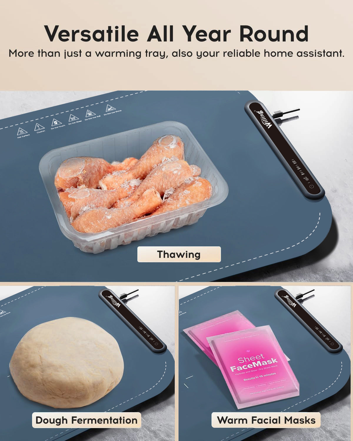 Warming Mat 250W, 3 Temperaturstufen