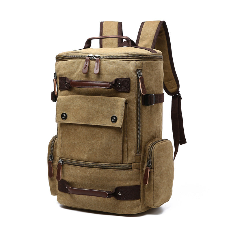 Canvas Rucksack für Herren – Bild 6 | LuxeStyle