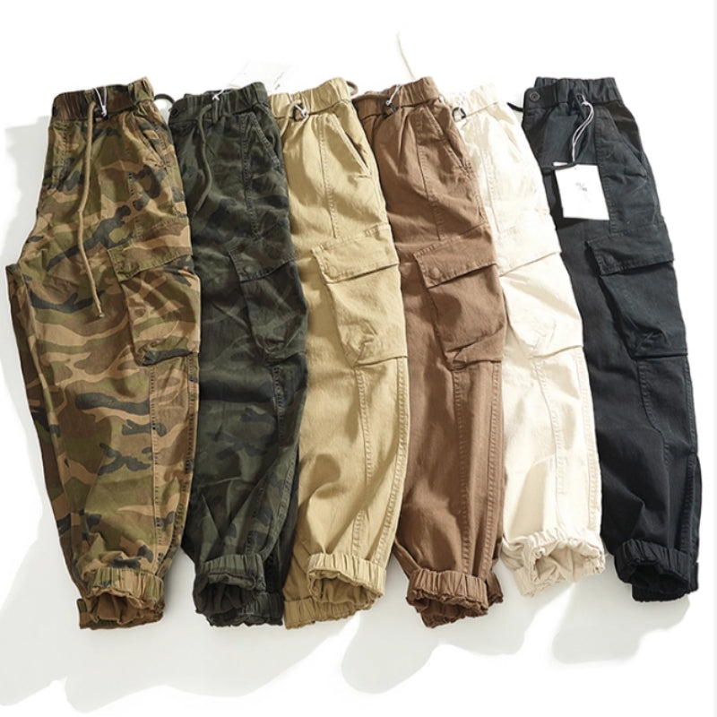 Herren-Cargo-Hosen mit Stretch