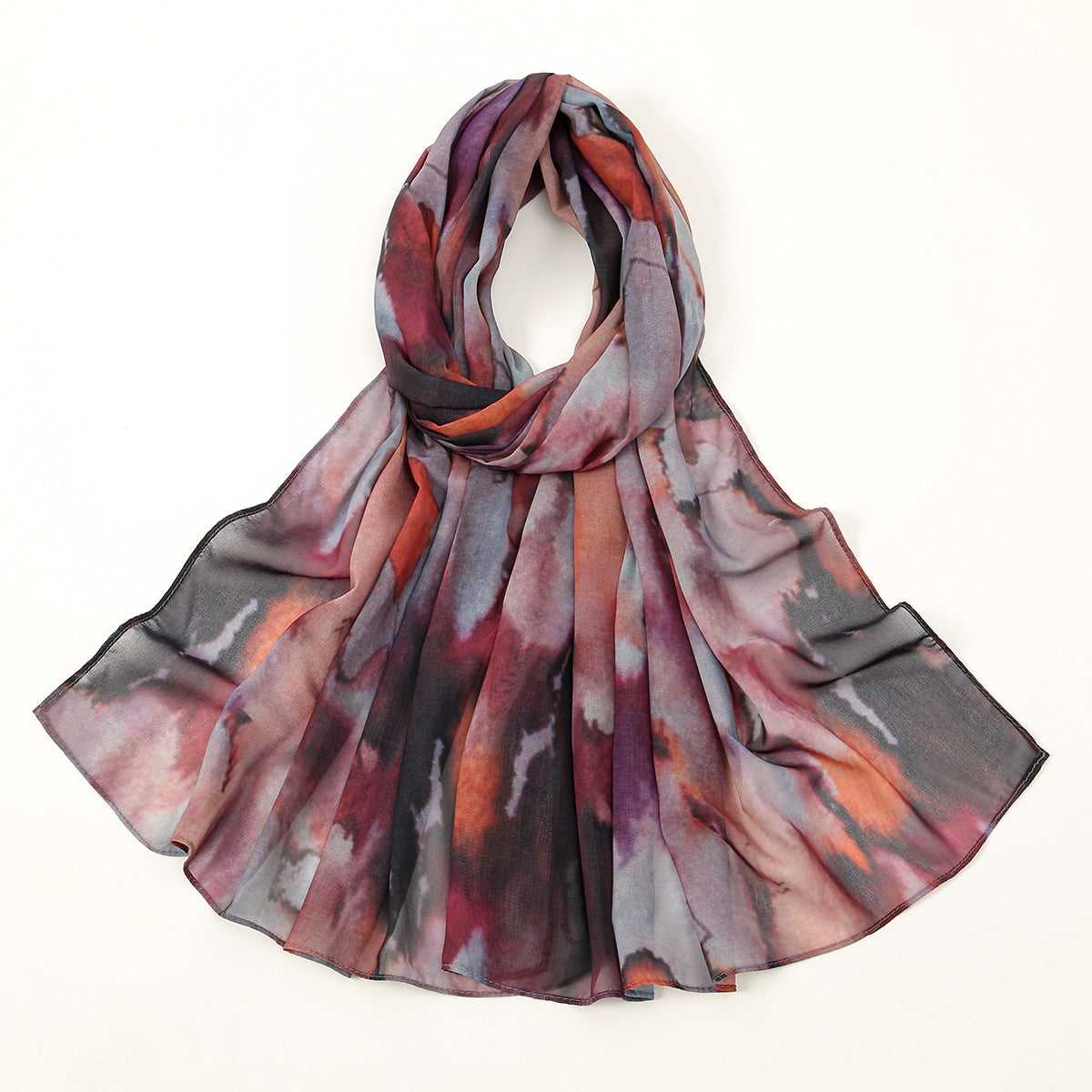 Bunter Chiffonschal – 180×70 cm – Bild 7 | LuxeStyle