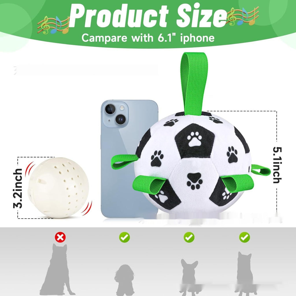 Interaktiver Plüschball für Hunde
