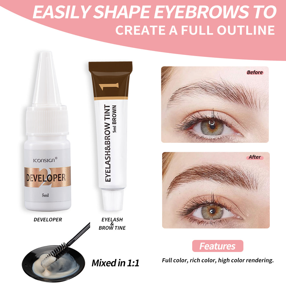 Wimpern- & Brauenfärbe- und Lifting-Kit