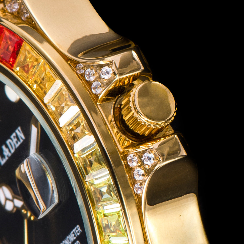 Herrenuhr mit bunten Kristallen – Bild 3 | LuxeStyle