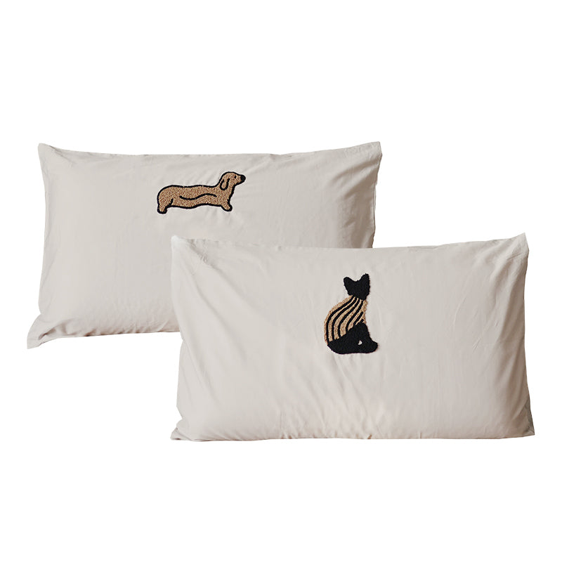 Plüschiger Kissenbezug mit Tiermotiven – Bild 6 | LuxeStyle