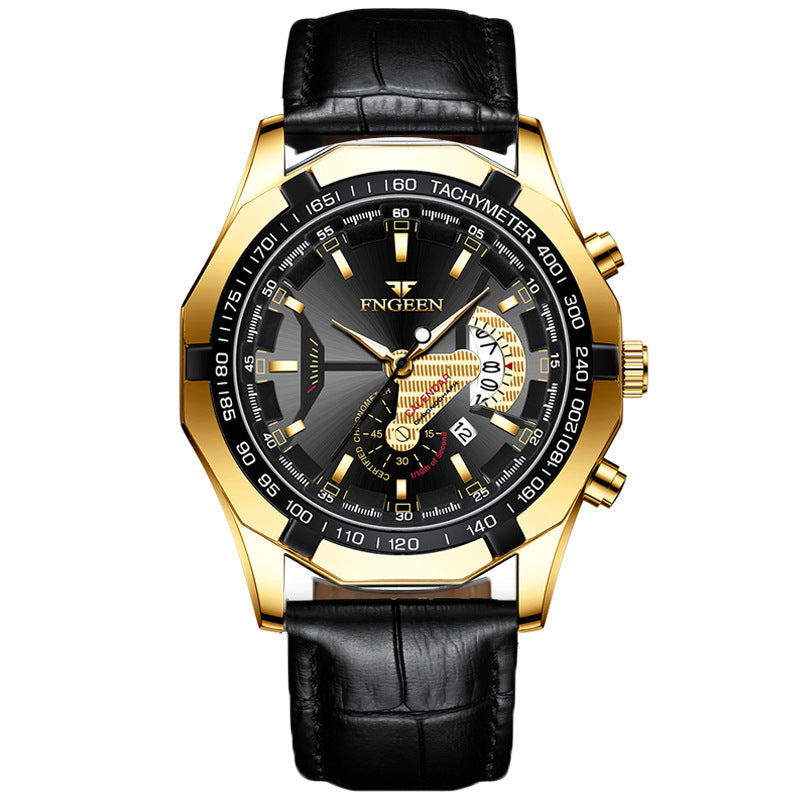 Herren Business-Uhr mit Leuchtanzeige und Kalender – Bild 16 | LuxeStyle