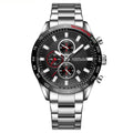 Männer-Armbanduhr mit 6 Zeigern