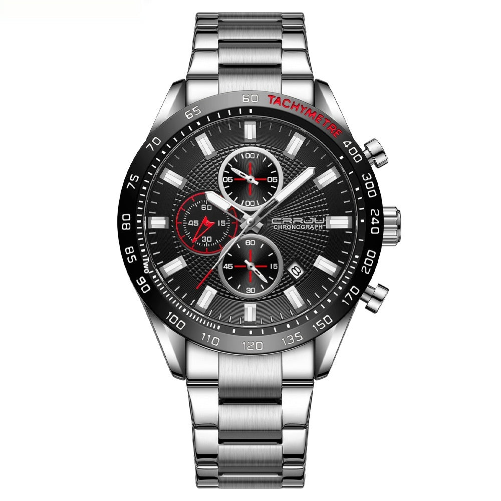 Männer-Armbanduhr mit 6 Zeigern