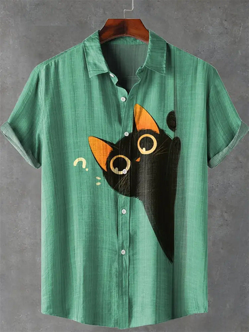 Bambus-Cotton Shirt mit maritimen Druck – Bild 9 | LuxeStyle