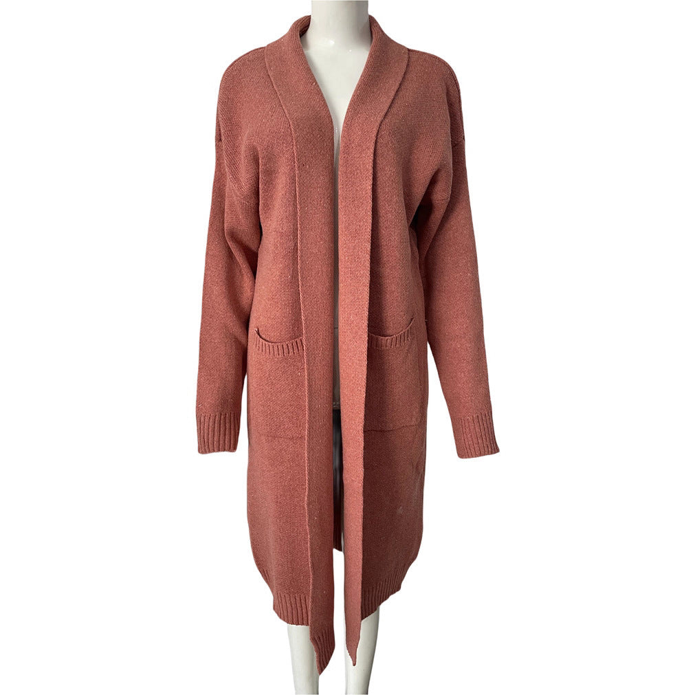 Long Cardigan mit Oversize-Passform und Taschen