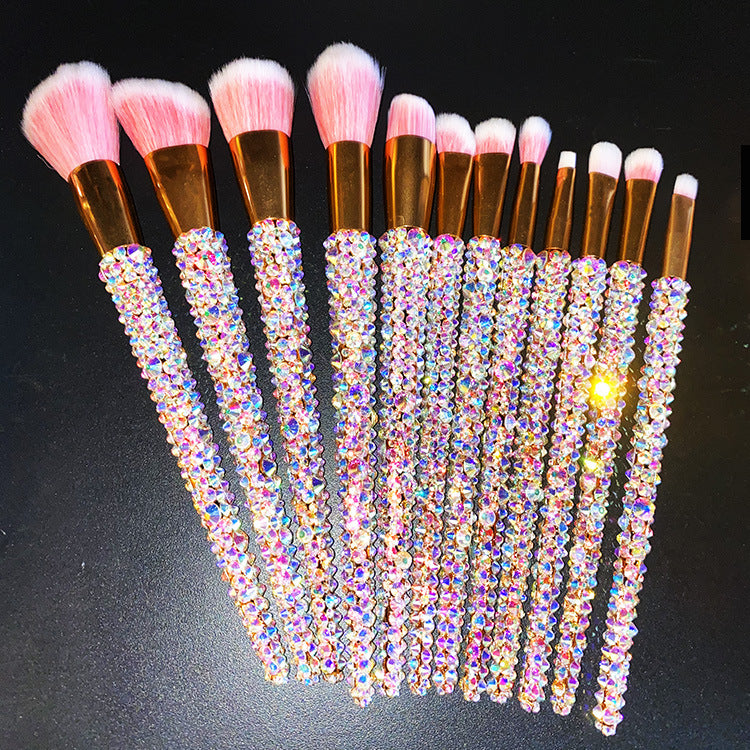 Diamond 12 Gems Make-up Pinsel-Set – Bild 8 | LuxeStyle