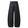Blauer Denim-Hosen für Damen