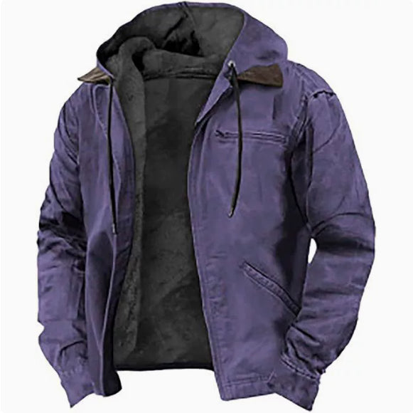 Winter-Hoodie mit Taschen
