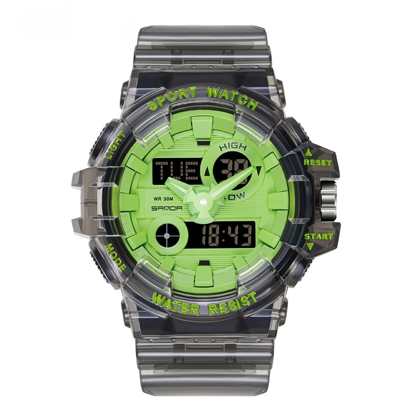 Sportuhr mit Doppeldisplay