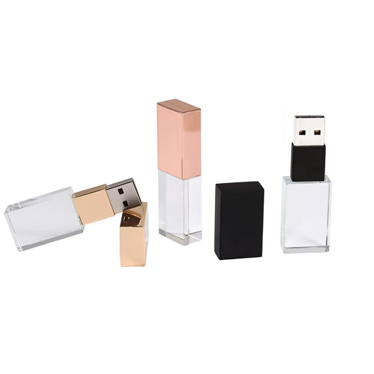 DIY Leuchtender Kristall USB-Stick Mini Auto