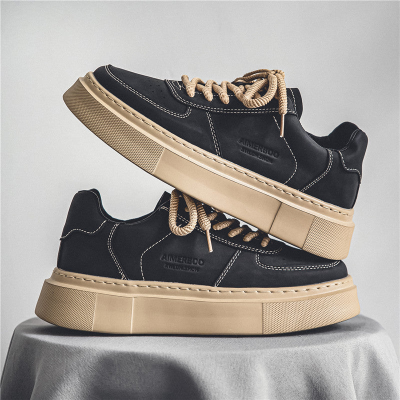 Rutschfeste Freizeit-Sneaker mit Plateau – Bild 2 | LuxeStyle