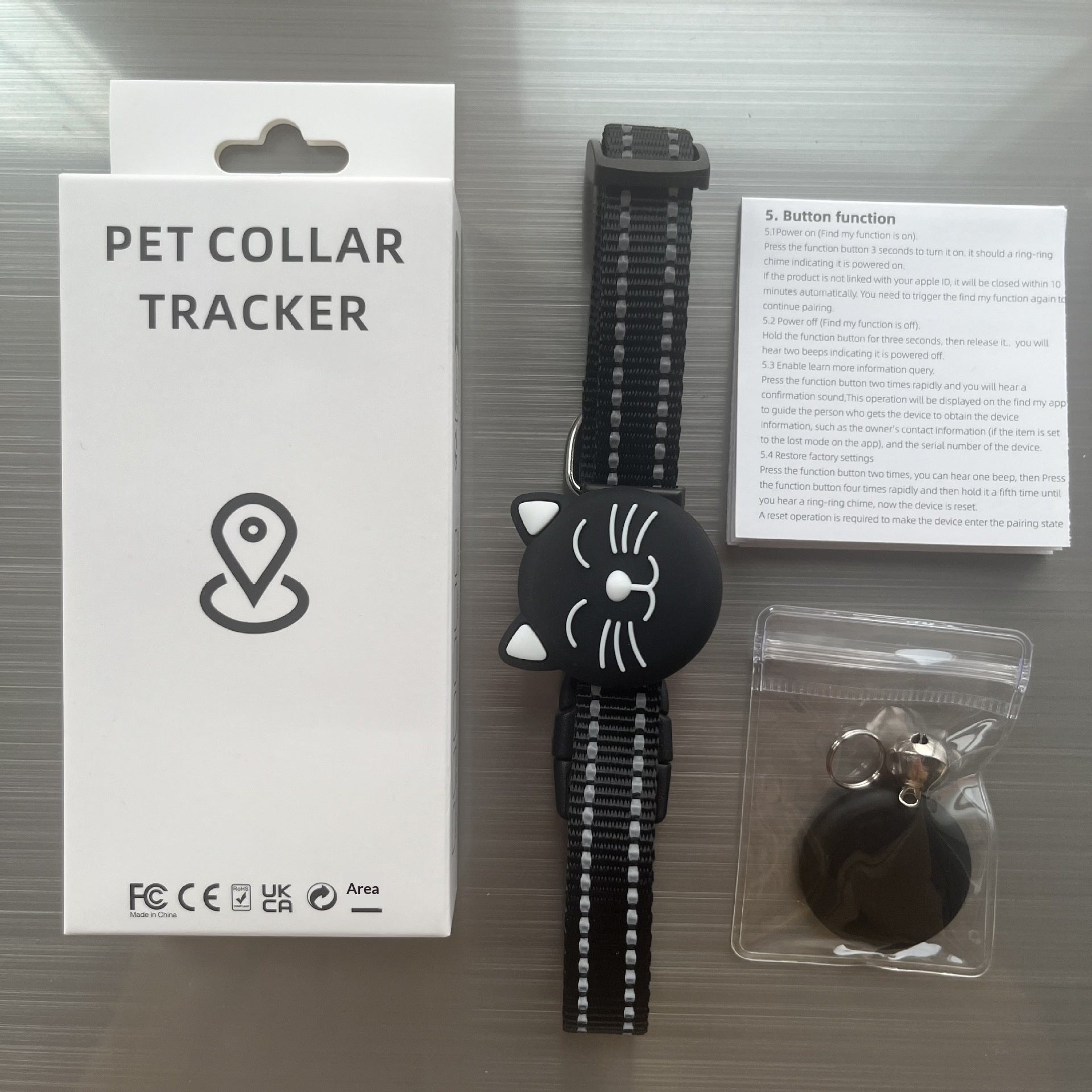 Smart GPS Tracker Halsband für Katzen