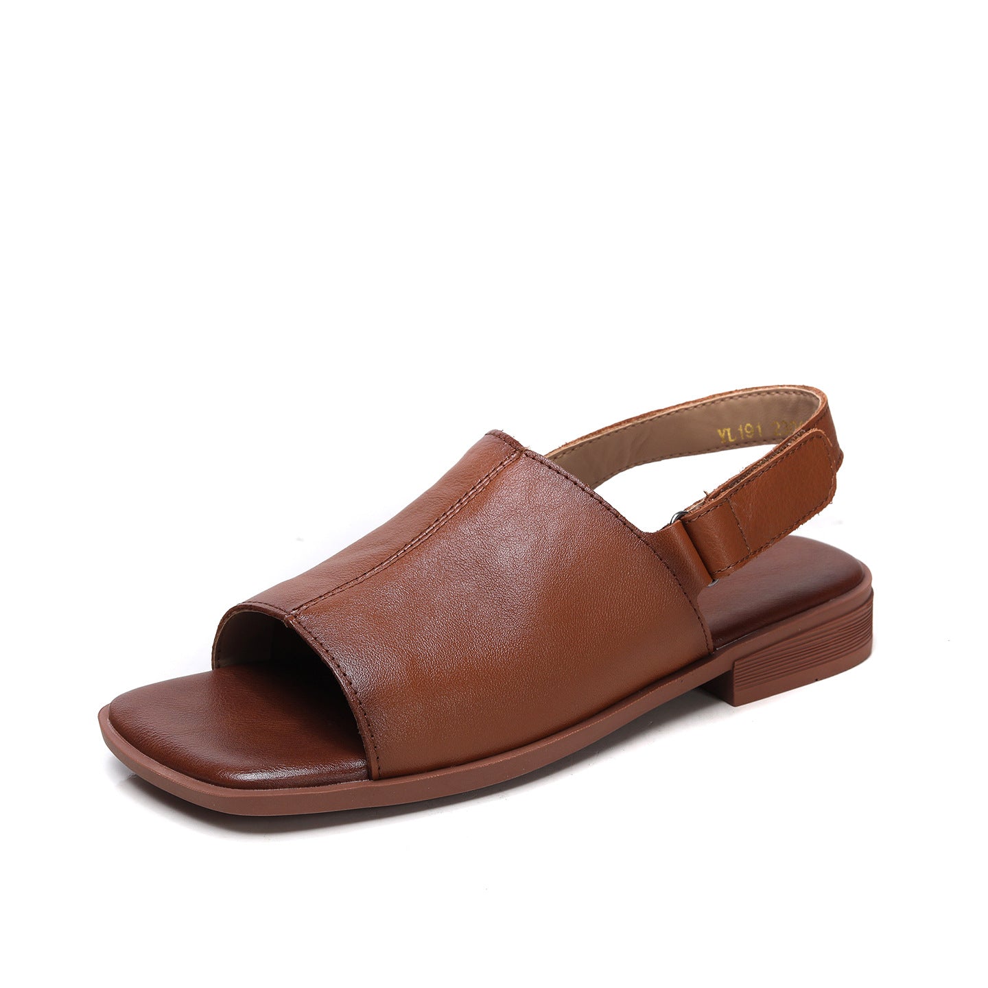 Spitzschuh-Sandalen aus Leder